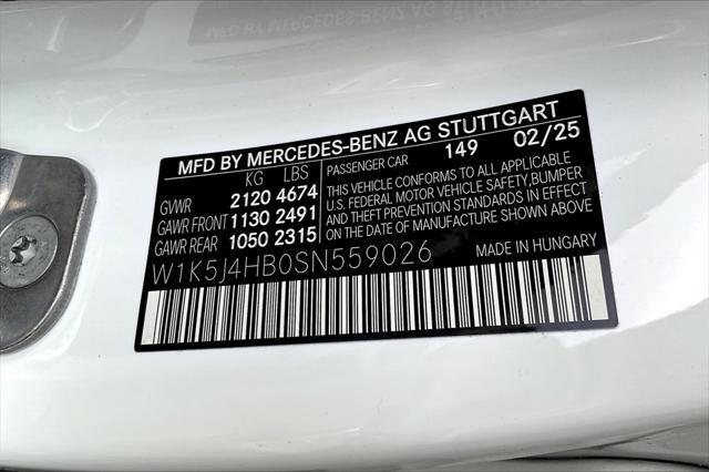 new 2025 Mercedes-Benz CLA 250 car, priced at $48,695