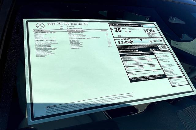 new 2025 Mercedes-Benz GLC 300 car, priced at $56,570
