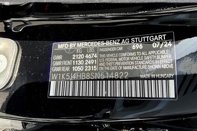 new 2025 Mercedes-Benz CLA 250 car, priced at $50,545