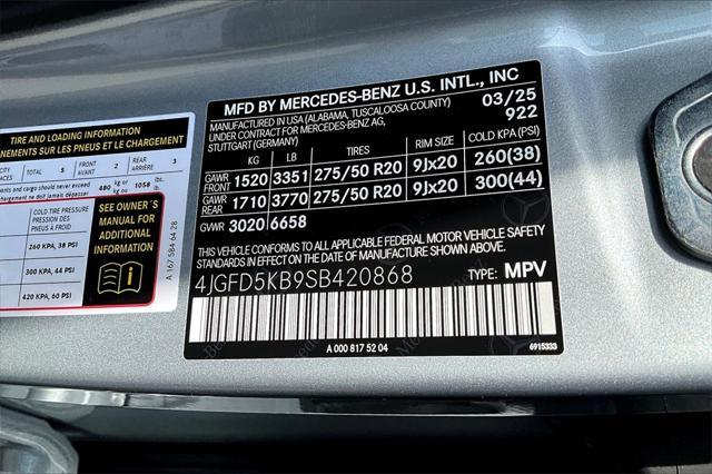new 2025 Mercedes-Benz GLE 450 car, priced at $80,060