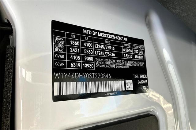 new 2025 Mercedes-Benz Sprinter 2500 car, priced at $65,308