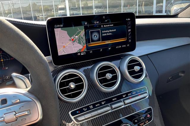 used 2021 Mercedes-Benz AMG C 63 car, priced at $79,995