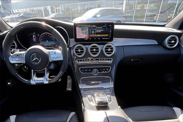 used 2021 Mercedes-Benz AMG C 63 car, priced at $79,995
