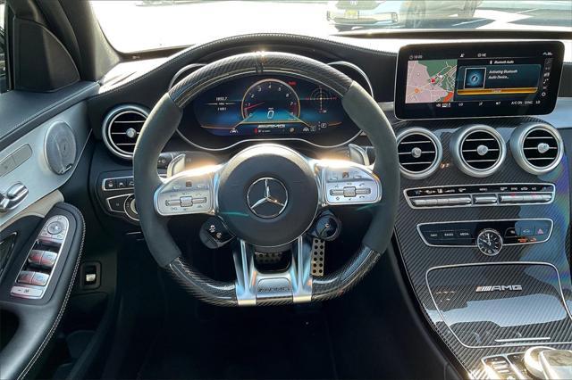used 2021 Mercedes-Benz AMG C 63 car, priced at $79,995
