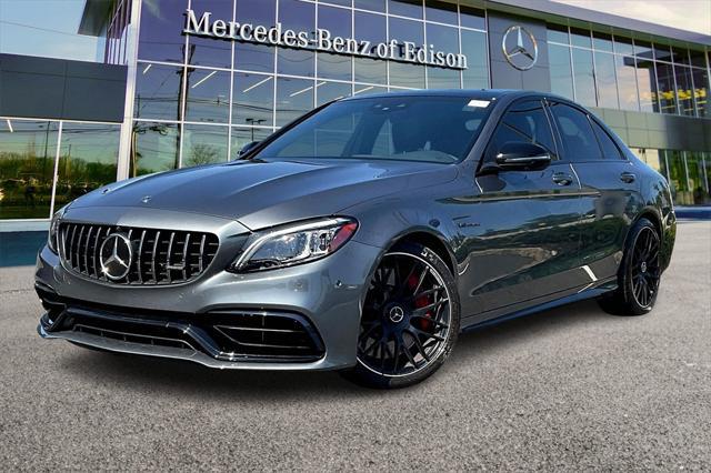 used 2021 Mercedes-Benz AMG C 63 car, priced at $79,995