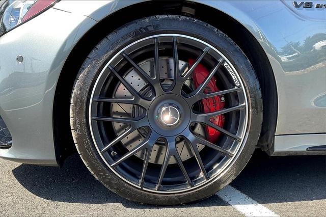 used 2021 Mercedes-Benz AMG C 63 car, priced at $79,995