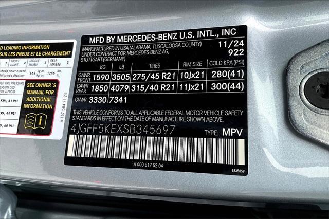 new 2025 Mercedes-Benz GLS 450 car, priced at $95,865