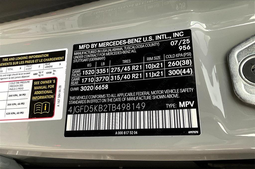 new 2026 Mercedes-Benz GLE 450 car, priced at $93,220