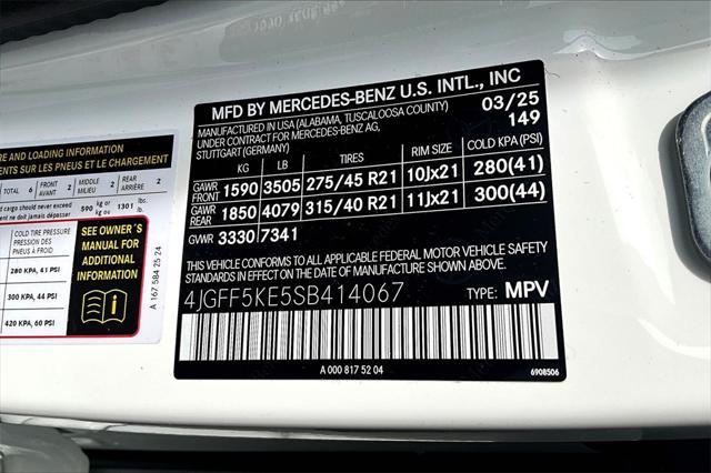 new 2025 Mercedes-Benz GLS 450 car, priced at $91,185