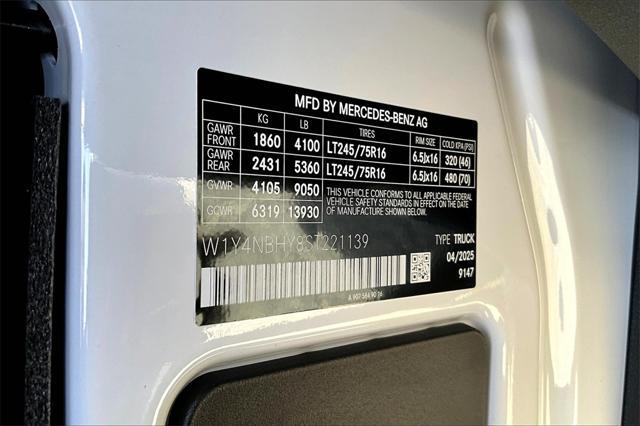 new 2025 Mercedes-Benz Sprinter 2500 car, priced at $61,677