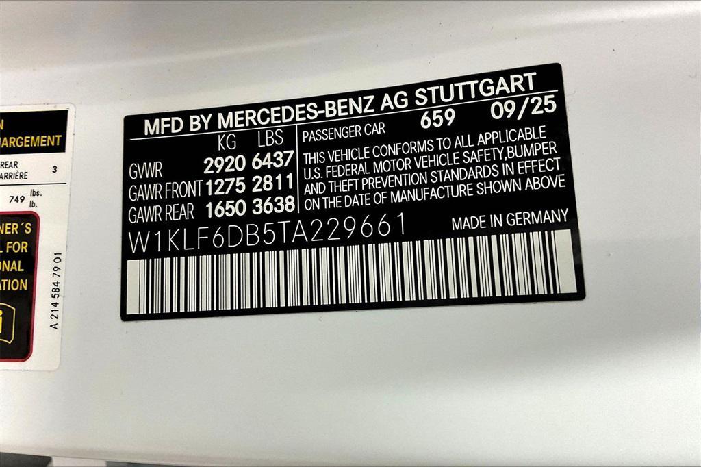 new 2026 Mercedes-Benz AMG E 53 car, priced at $106,170