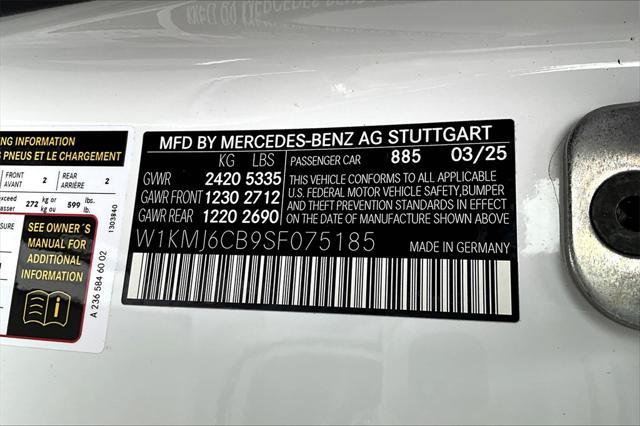 new 2025 Mercedes-Benz AMG CLE 53 car, priced at $86,450