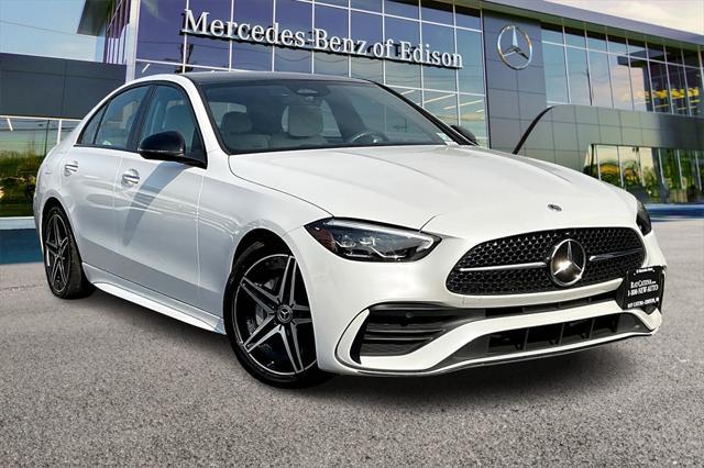 used 2022 Mercedes-Benz C-Class car, priced at $39,399