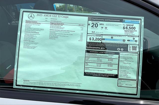 new 2025 Mercedes-Benz AMG GLE 53 car, priced at $97,315