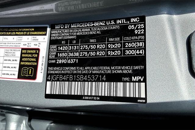new 2025 Mercedes-Benz GLE 350 car, priced at $74,130
