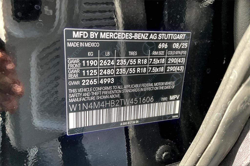 new 2026 Mercedes-Benz GLB 250 car, priced at $51,425