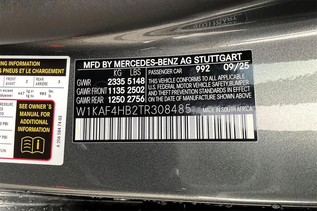 new 2026 Mercedes-Benz C-Class car, priced at $54,120