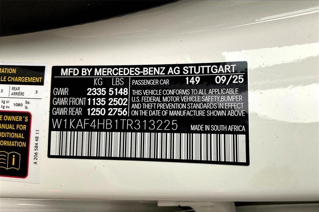 new 2026 Mercedes-Benz C-Class car, priced at $53,435