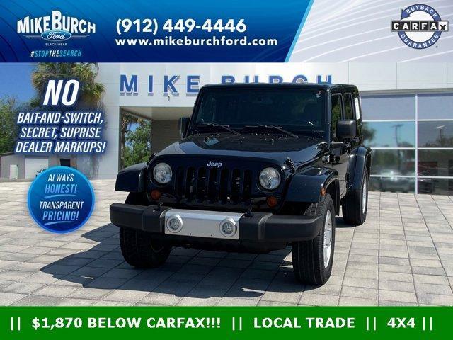 used 2012 Jeep Wrangler Unlimited car, priced at $14,500