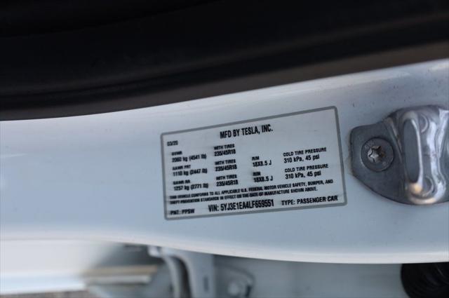 used 2020 Tesla Model 3 car, priced at $19,997