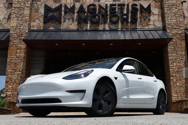 used 2022 Tesla Model 3 car, priced at $20,297