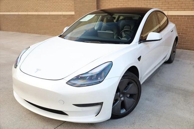 used 2022 Tesla Model 3 car, priced at $20,297