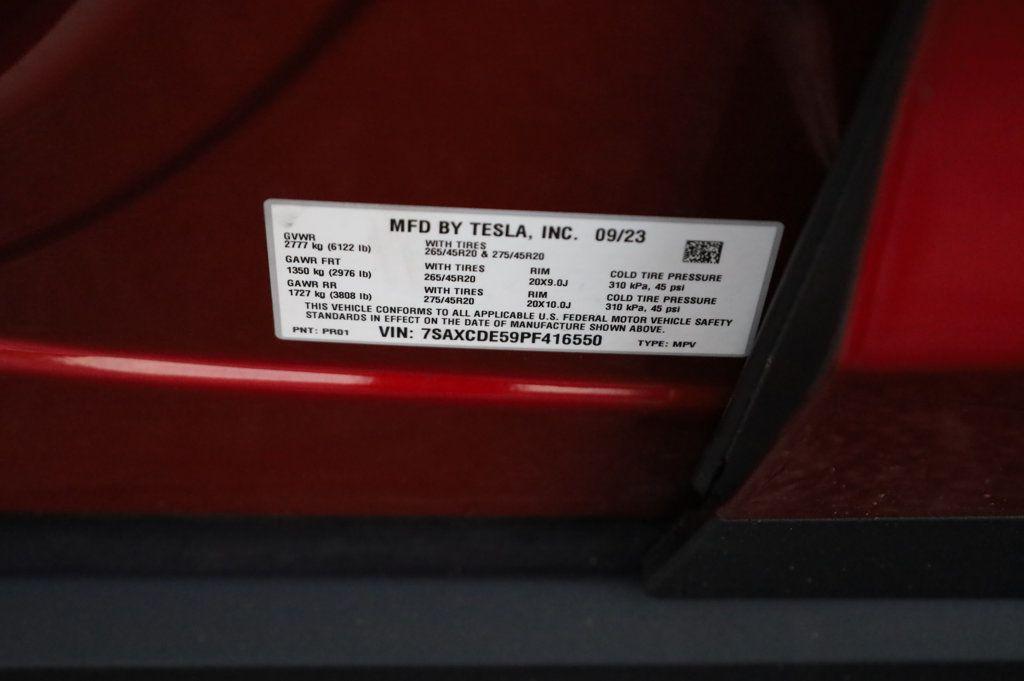 used 2023 Tesla Model X car, priced at $49,997