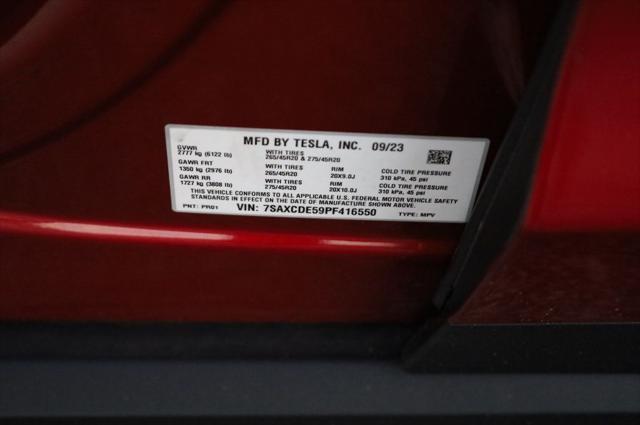 used 2023 Tesla Model X car, priced at $52,997