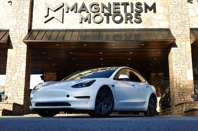 used 2022 Tesla Model 3 car, priced at $27,497