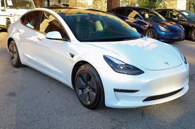 used 2022 Tesla Model 3 car, priced at $27,497