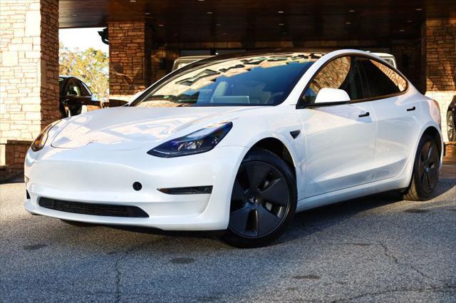 used 2022 Tesla Model 3 car, priced at $27,497