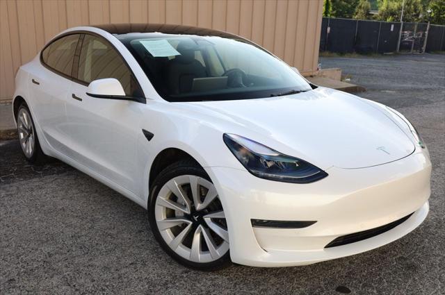used 2022 Tesla Model 3 car, priced at $20,297