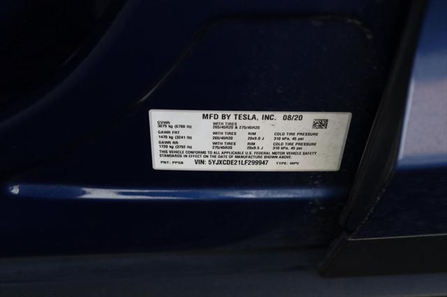 used 2020 Tesla Model X car, priced at $29,997