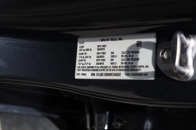 used 2022 Tesla Model 3 car, priced at $25,497