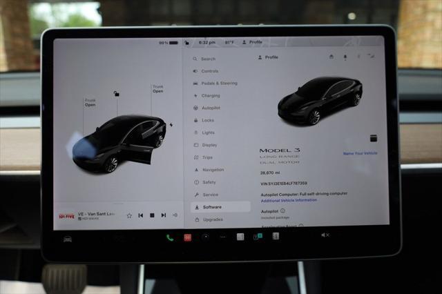 used 2020 Tesla Model 3 car, priced at $26,997