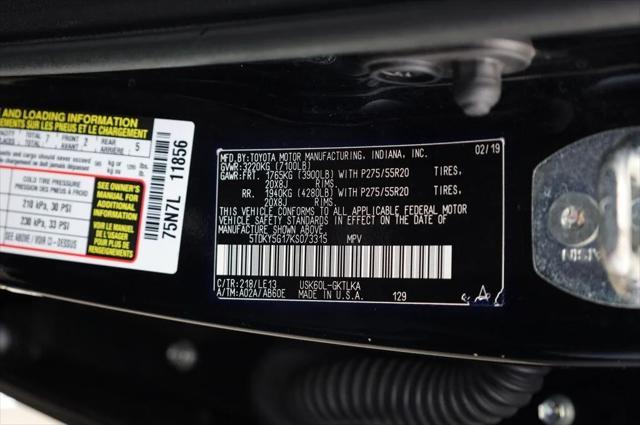 used 2019 Toyota Sequoia car, priced at $29,997
