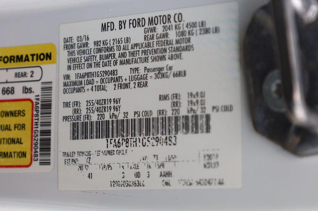 used 2016 Ford Mustang car, priced at $12,997