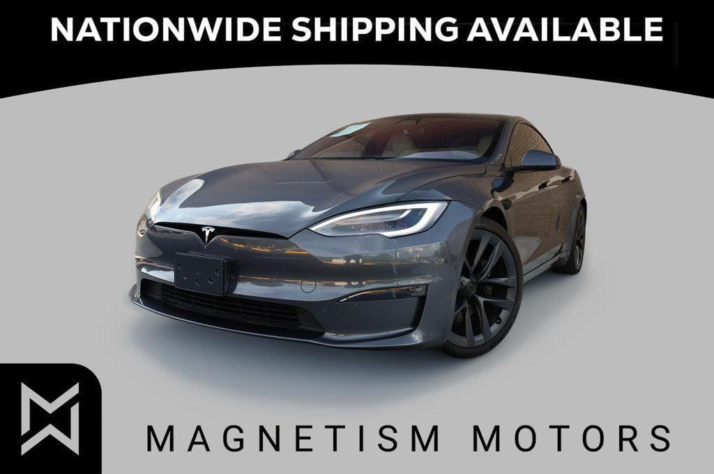 used 2021 Tesla Model S car, priced at $51,997