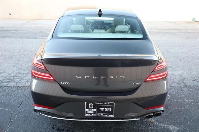 used 2023 Genesis G70 car, priced at $22,997