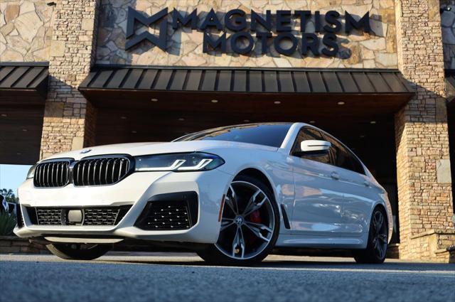 used 2021 BMW M550 car, priced at $39,997