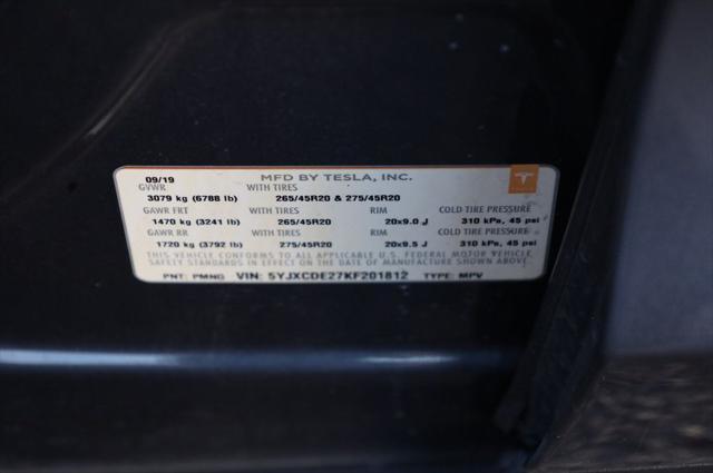 used 2019 Tesla Model X car, priced at $29,497