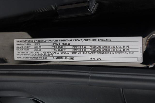 used 2019 Bentley Bentayga car, priced at $65,397