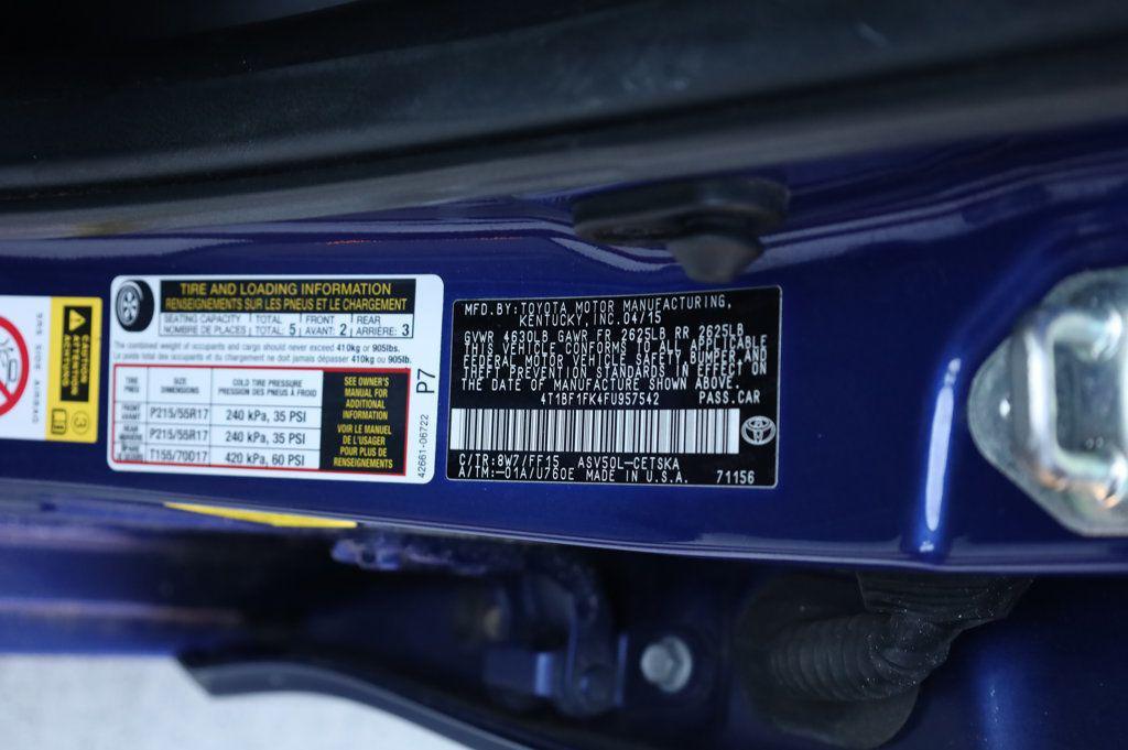 used 2015 Toyota Camry car, priced at $12,897