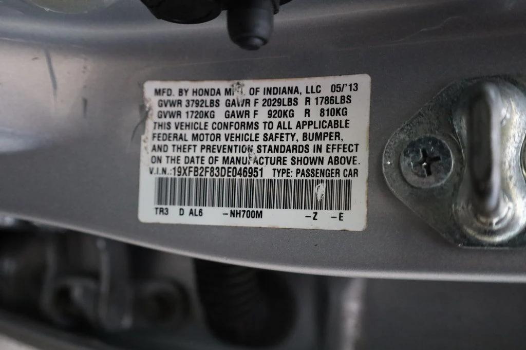 used 2013 Honda Civic car, priced at $4,447