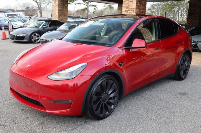 used 2022 Tesla Model Y car, priced at $27,497