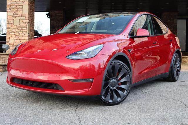 used 2022 Tesla Model Y car, priced at $27,497