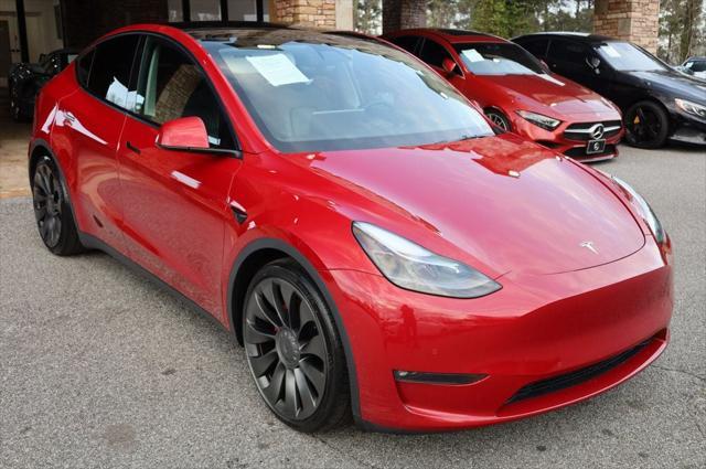 used 2022 Tesla Model Y car, priced at $27,497