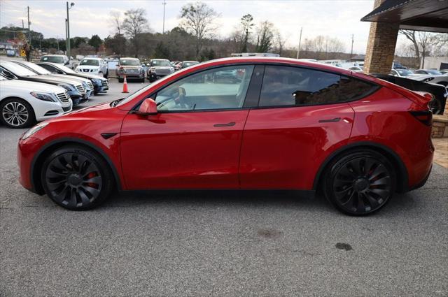 used 2022 Tesla Model Y car, priced at $27,497