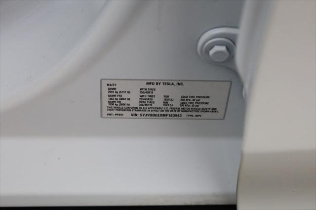 used 2021 Tesla Model Y car, priced at $27,497