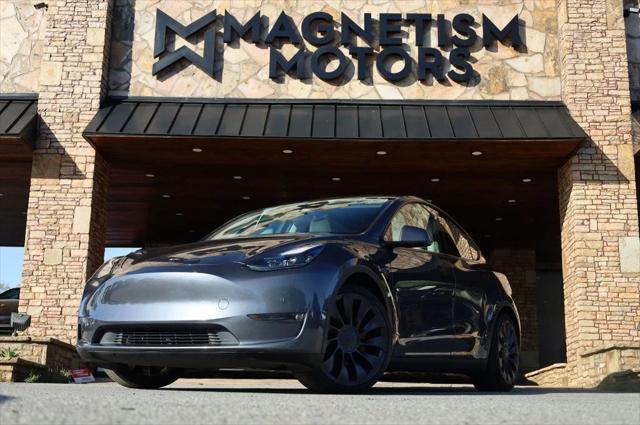 used 2021 Tesla Model Y car, priced at $27,497